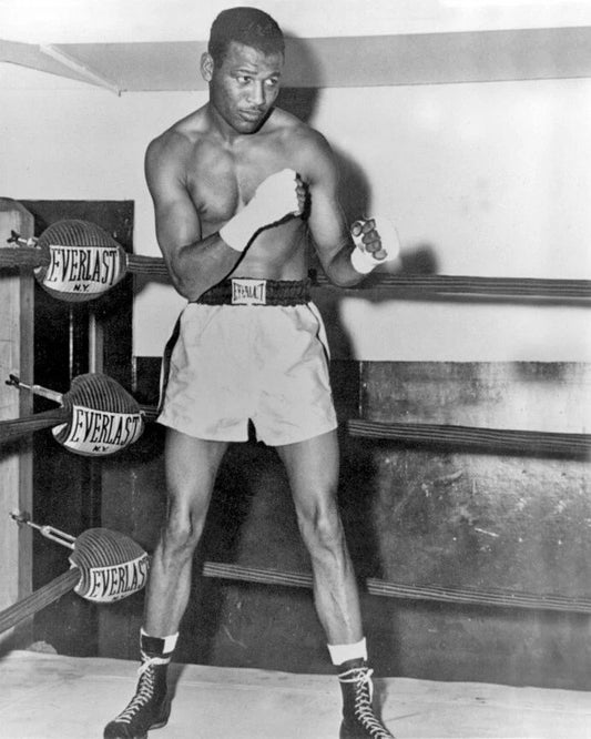 Legend Boxer Sugar Ray Robinson Glossy Keychain Boxing Champion Print