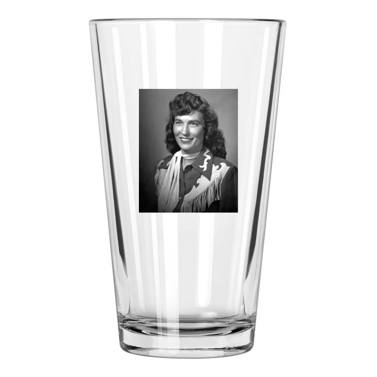 Legend Country Singer Loretta Lynn Photo Music 3 Pint Beer Drinking Glass