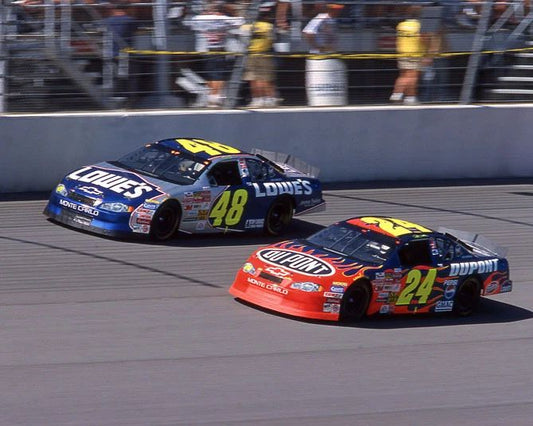 Legend Drivers Jeff Gordon And Jimmie Johnson Glossy Magnet Magnet