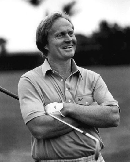 Legend Golfer Jack Nicklaus Glossy Keychain The Golden Bear Print PGA Keychain