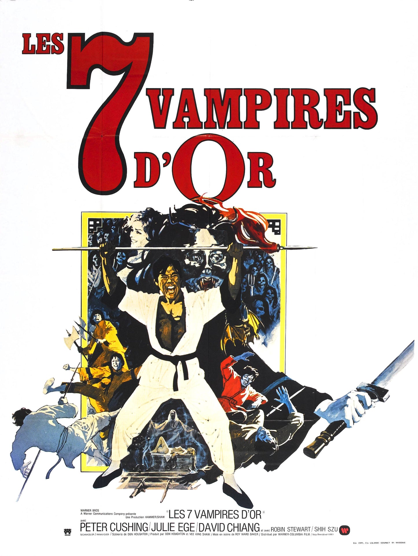 Legend Of 7 Golden Vampires 02 Movie Magnet