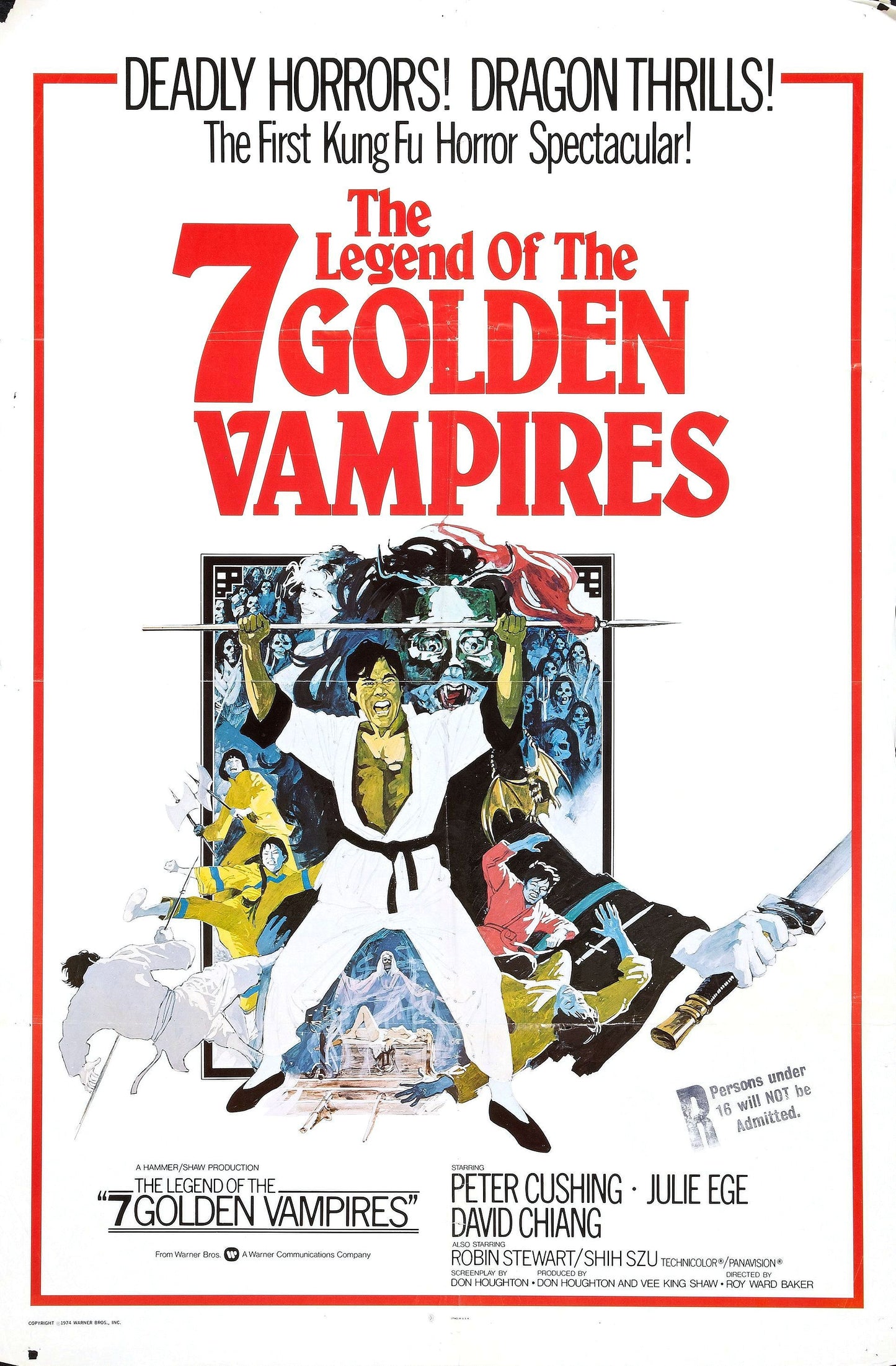 Legend Of 7 Golden Vampires 04 Movie Magnet