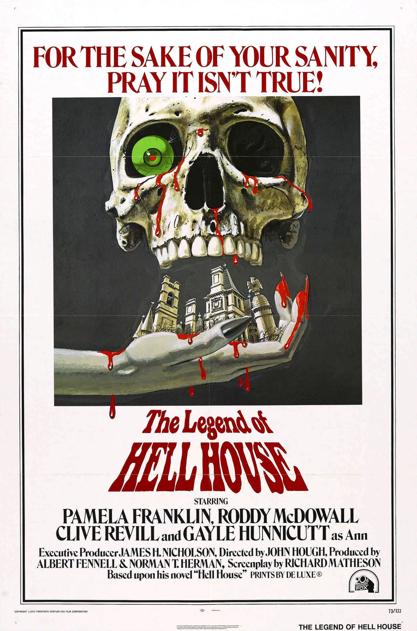 Legend Of Hell House 01 Movie Magnet