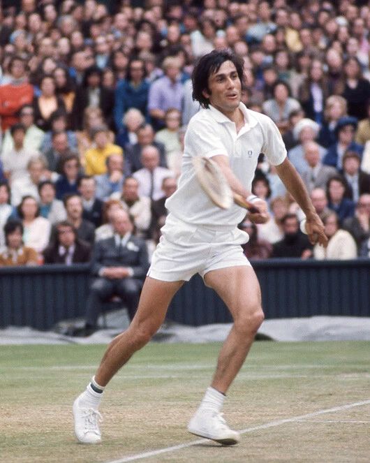 Legend Tennis Pro Ilie Nastase Glossy Magnet Print Wimbledon Open Magnet