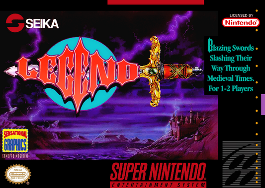 Legend (Usa) Snes Print Poster