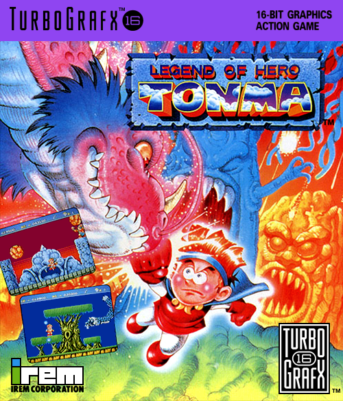 Legend Of Hero Tonma Turbografx 16 Print Poster