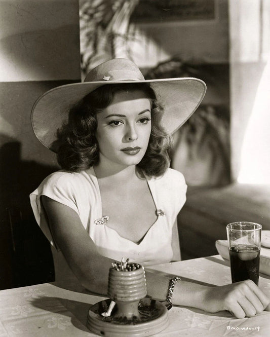Legendary Actress Jane Greer Classic Publicity Picture Keychain Keychain Print