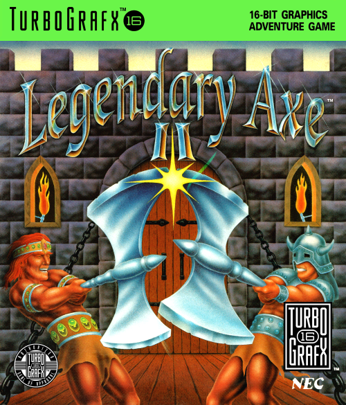 Legendary Axe Ii Turbografx 16 Print Poster