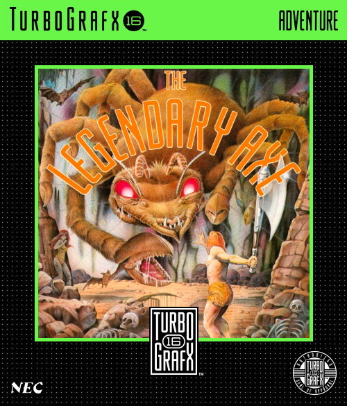Legendary Axe Turbografx 16 Print Poster