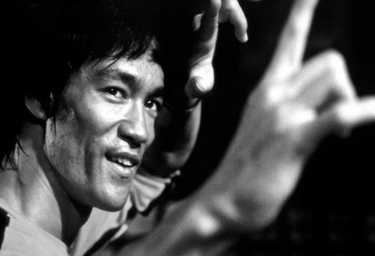 Legendary Martial Artist Bruce Lee Classic Publicity Picture Keychain Print