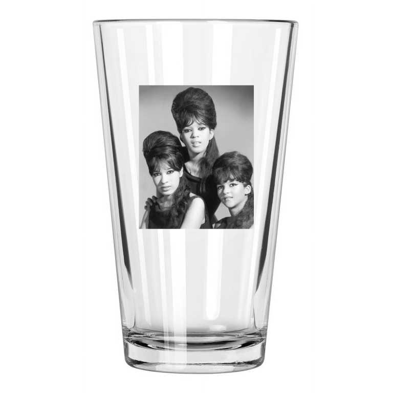 Legendary Singers The Ronettes Photo Ronnie Spector Pint Beer Drinking Glass
