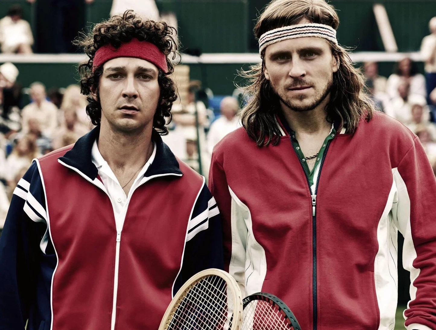 Legendary Tennis Athletes Bjorn Borg & John Mcenroe Picture Photo Print