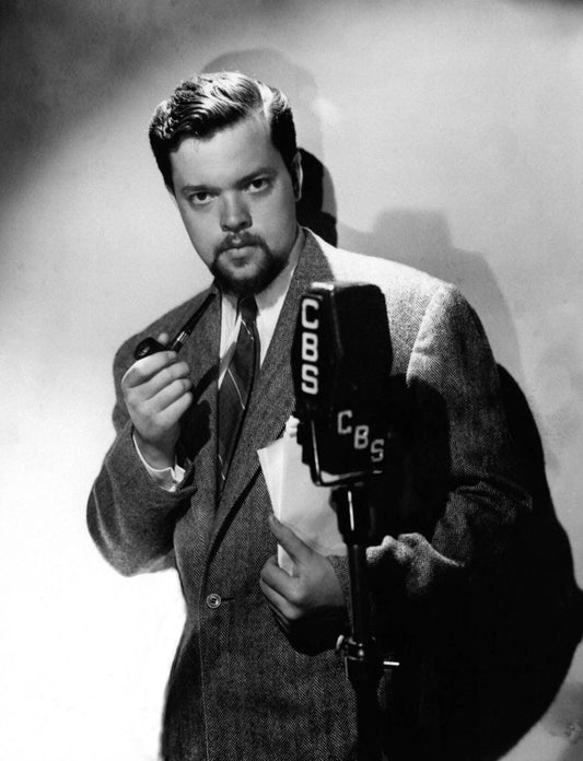 Legendary Writer Actor Director Orson Welles Radio Picture Photo Print