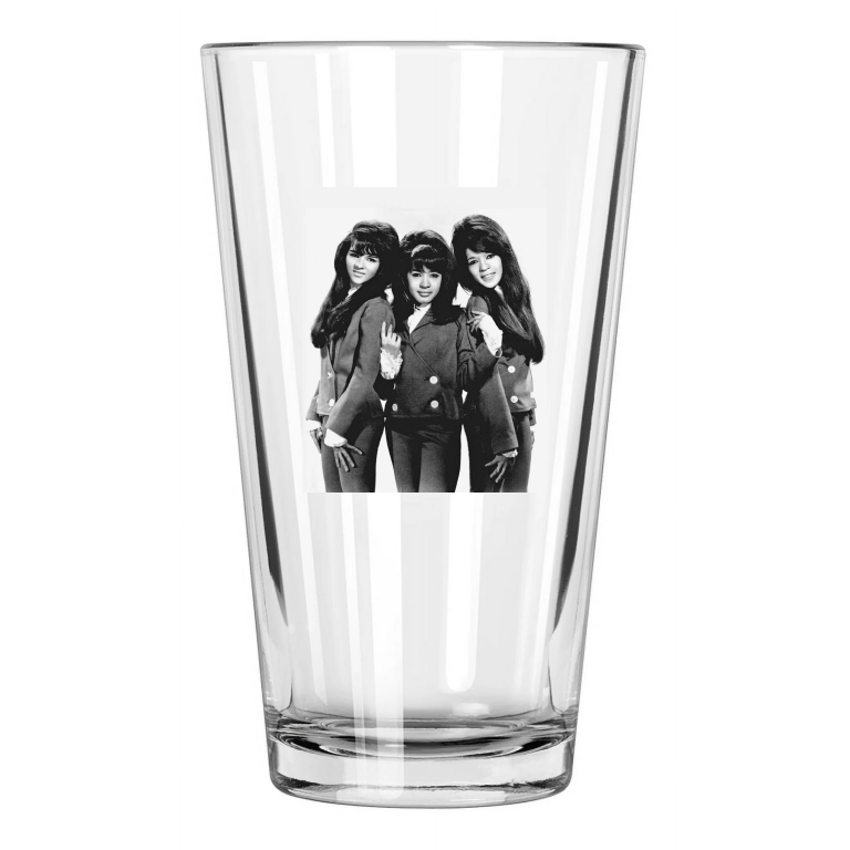 Legendary Vocal Group The Ronettes Photo Ronnie Spector Pint Beer Drinking Glass
