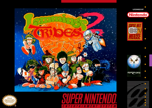 Lemmings 2 Tribes (Usa) Snes Print Poster