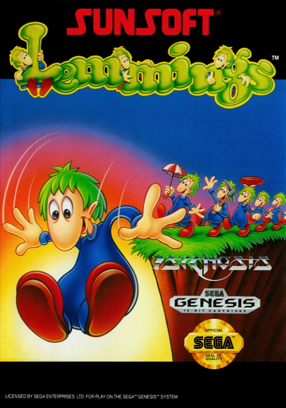 Lemmings (Usa) Genesis Print Poster