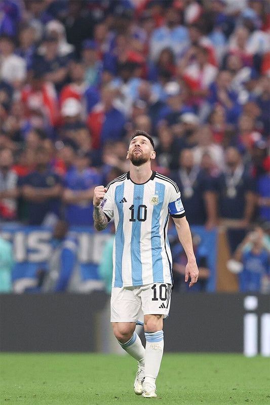 Leo Messi Argentina Football Goat Soccer Player Fans Wall Art Poster