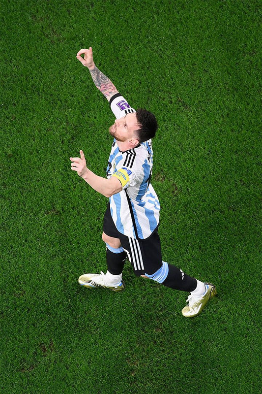 Leo Messi Argentina National Team World Cup Sport Wall Art Poster