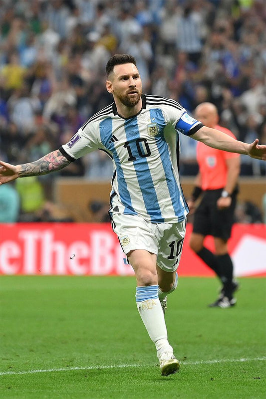 Leo Messi Football Goat 2022 Soccer Final Argentina Fans Poster