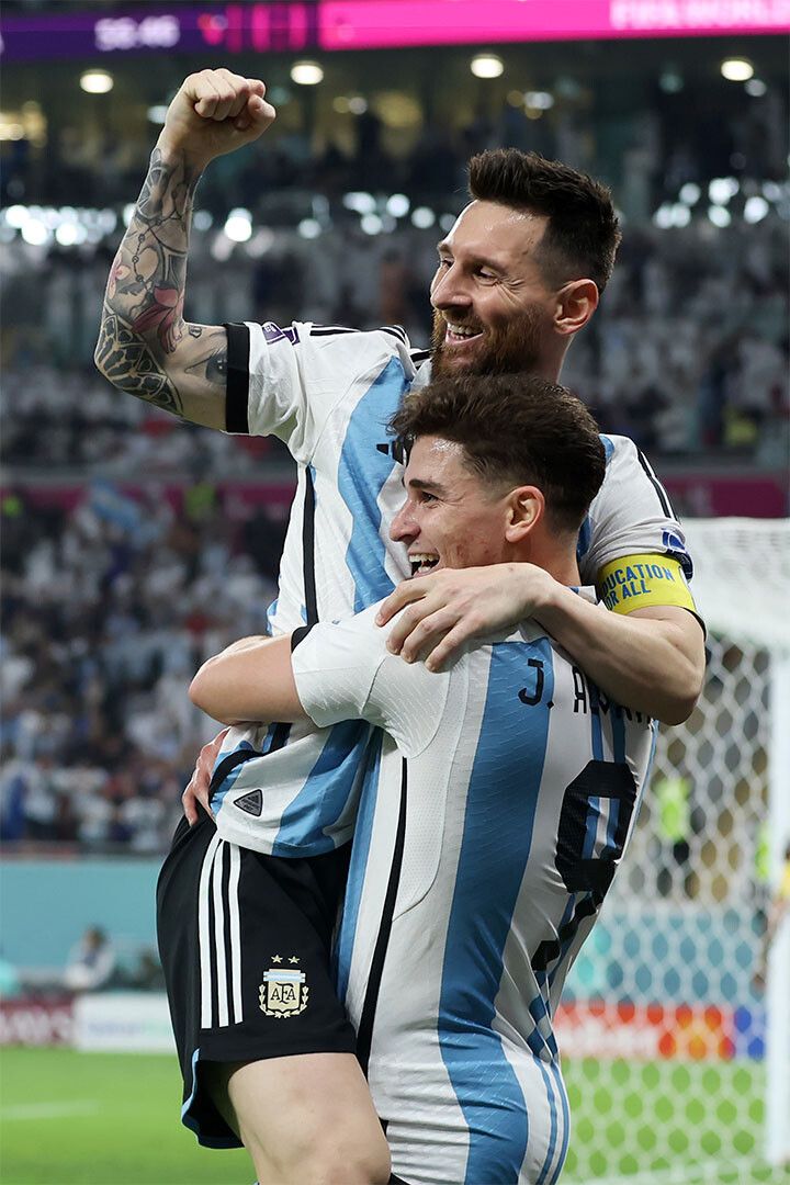 Leo Messi Julian Goal Celebration Argentina Fans Wall Art Poster