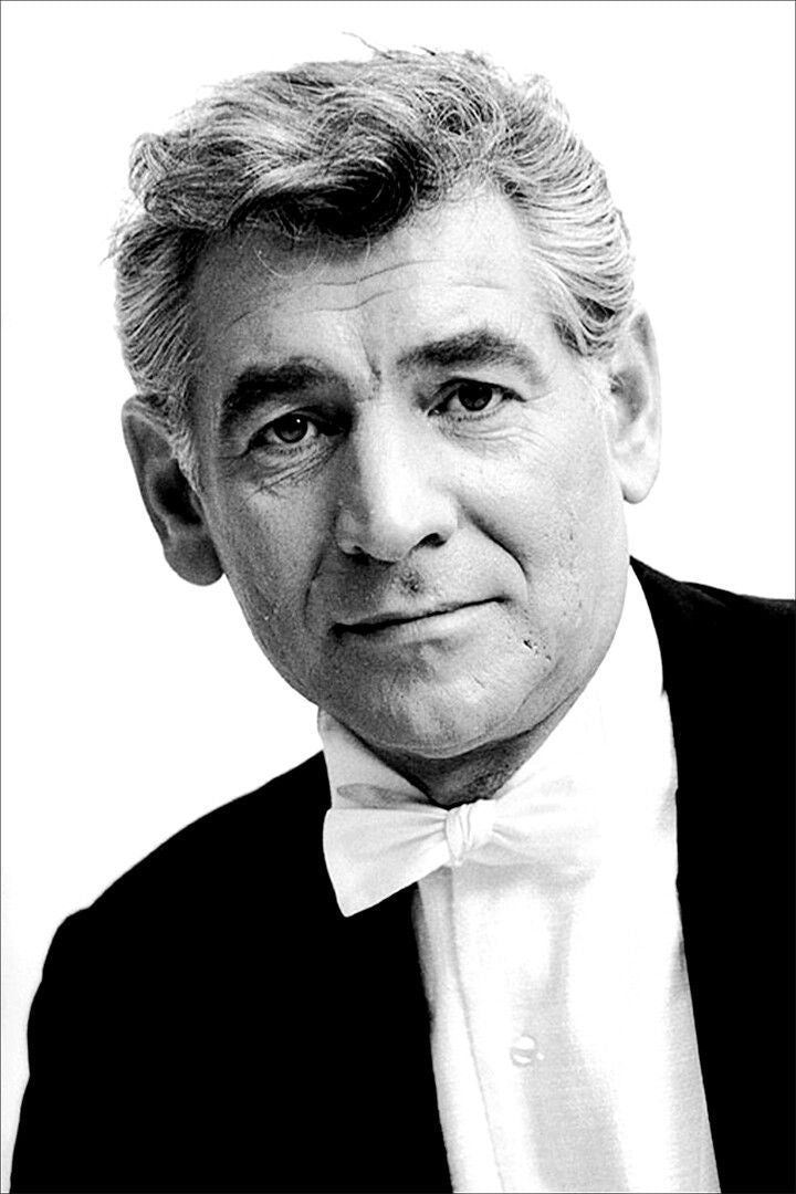 Leonard Bernstein Conductor And Writer Print Magnet