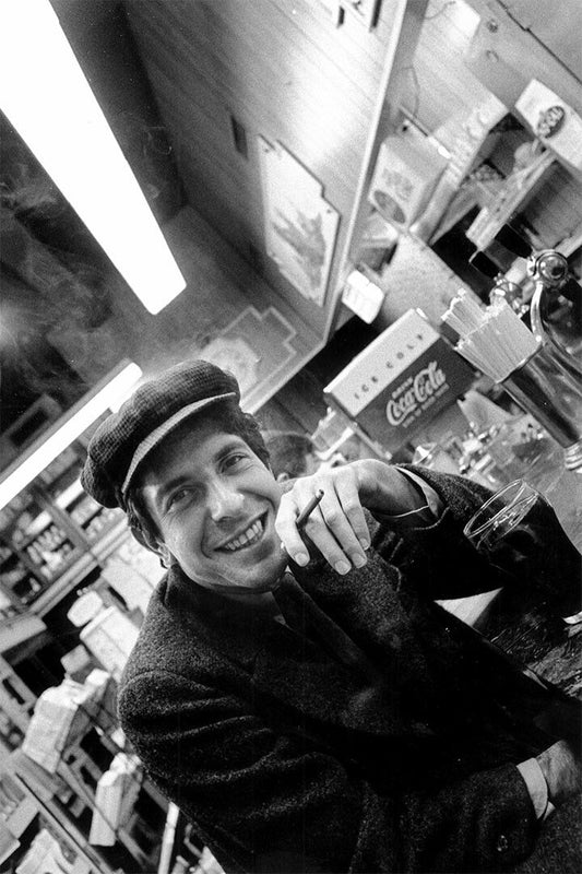Leonard Cohen Chelsea Hotel New York Gifts Musician Wall Art Home Poster