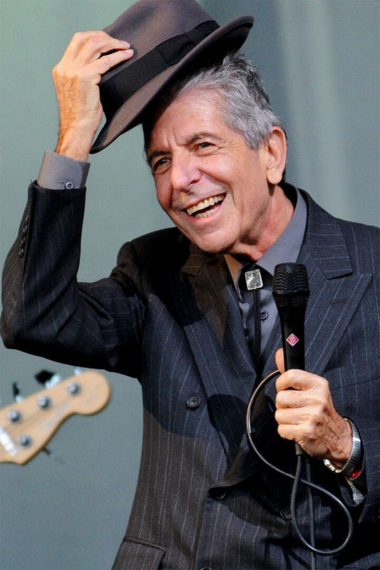 Leonard Cohen Writer Poet Songwriter Musician Wall Art Home Decor Poster