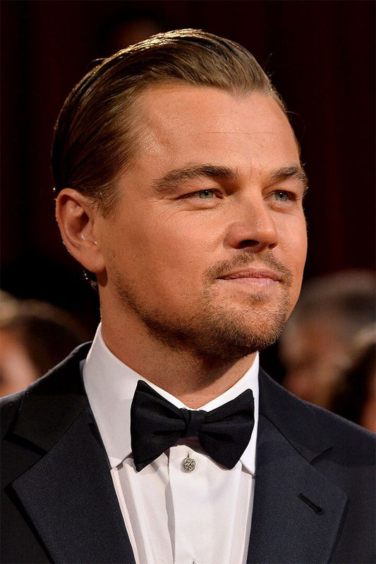 Leonardo Dicaprio In Black Jacket Artist Laughing Wall Home Decor Poster
