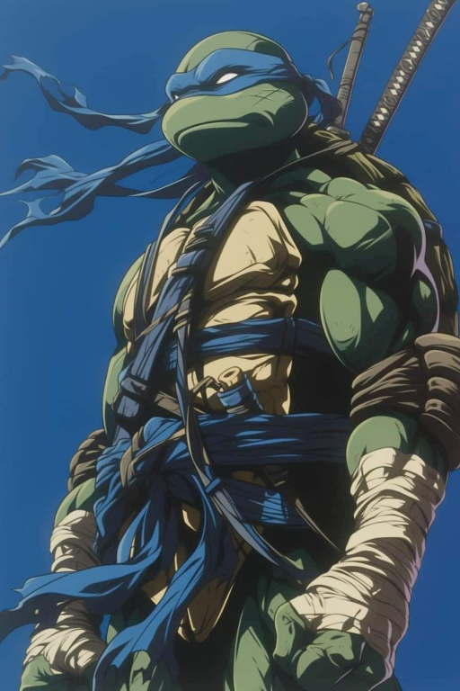 Leonardo Turtle Swords 001 Print Poster