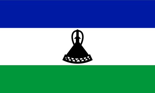 Lesotho Flag Print Poster