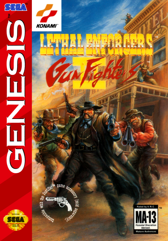 Lethal Enforcers Ii Gunfighters (Usa) Genesis Keychain