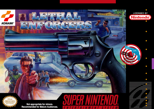 Lethal Enforcers (Usa) Snes Print Poster