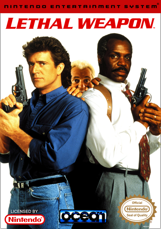 Lethal Weapon (Usa) (Bordered For Nes Classic Use) Nes Print Poster