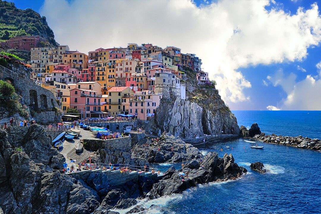 Levanto Italy Seaside Resort Art Wall Decor Poster