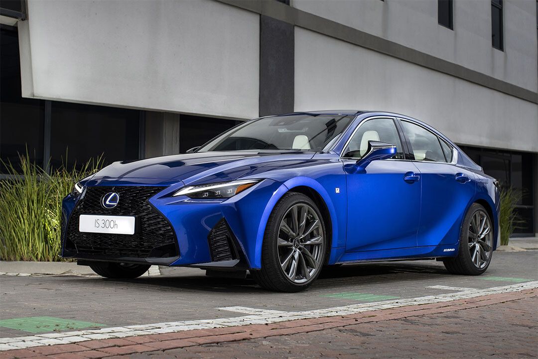 Lexus Is 300H F Blue Car Sport Model Wall Decor Print Poster