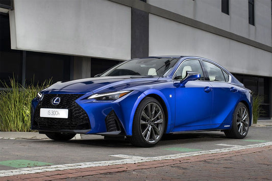 Lexus Is 300H F Blue Car Sport Model Wall Decor Print Poster