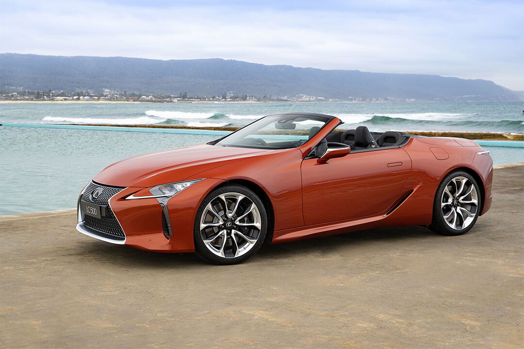 Lexus Lc 500 Convertible Sport Car Cabriolet Wall Indoor Keychain