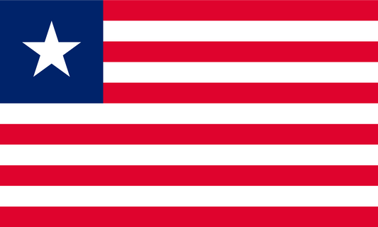 Liberia Flag Print Poster