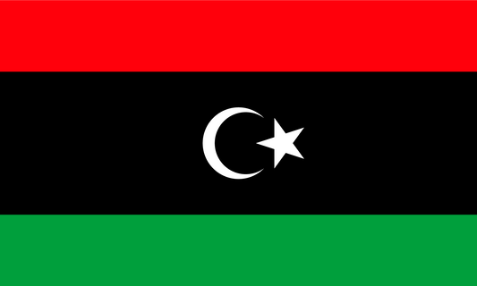 Libya Flag Print Poster