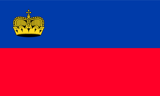Liechtenstein Flag Print Poster