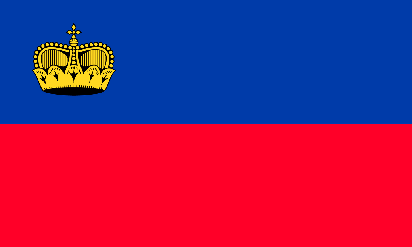 Liechtenstein Flag Keychain