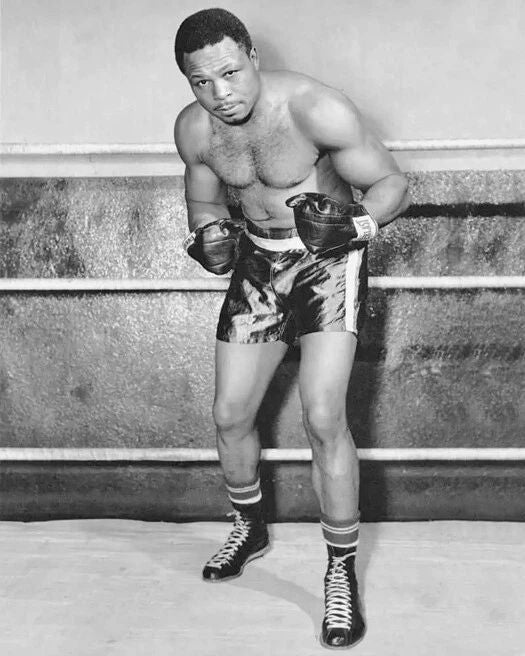 Light Heavyweight Boxer Archie Moore Glossy Keychain Print Boxing Keychain