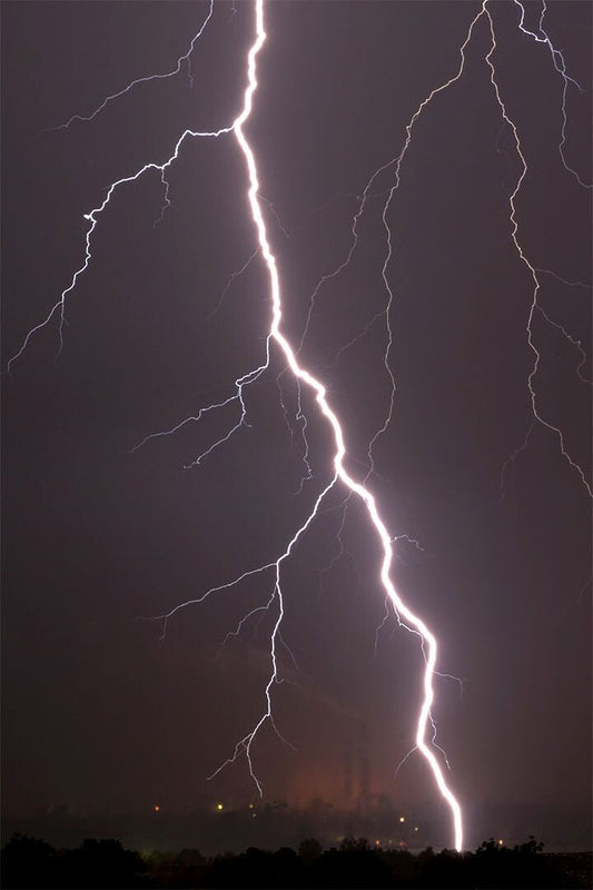 Lightning Sky Photo Artwork Colorful Wall Art Home Decor Poster