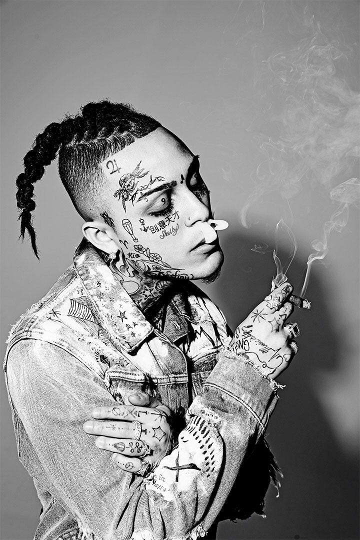 Lil Skies Rap Hip Hop Star Music Singer Painting Wall Art Home Poster
