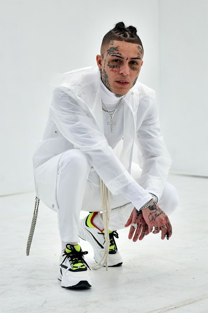 Lil Skies Rap Hip Hop Star Music Star Painting Keychain