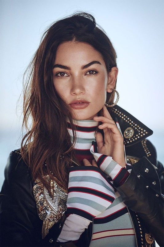 Lily Aldridge American Fashion Model Film Actress Artist Poster