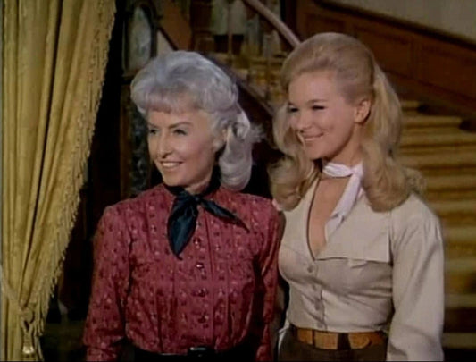 Linda Evans & Barbara Stanwyck The Big Valley Picture Magnet Print