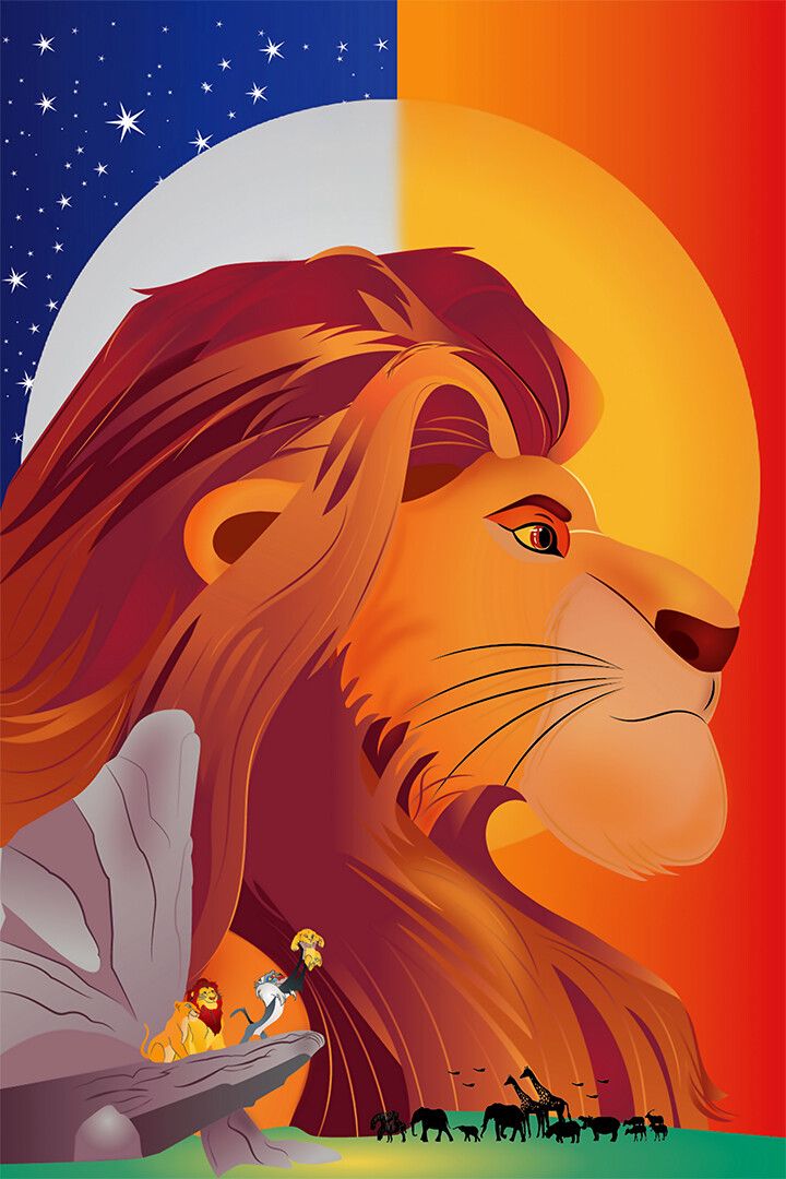 Lion King Movie Animation Drama Print Wall Art Home Decor Poster