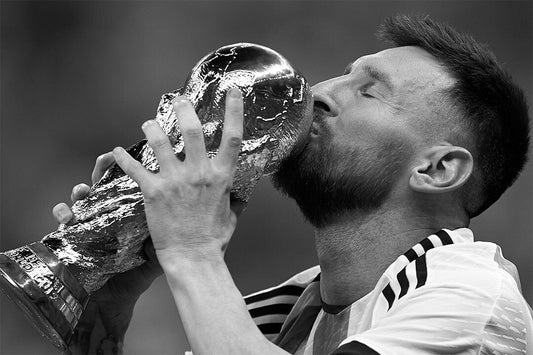 Lionel Messi Argentina World Cup Champ Wall Art Home Decor Poster