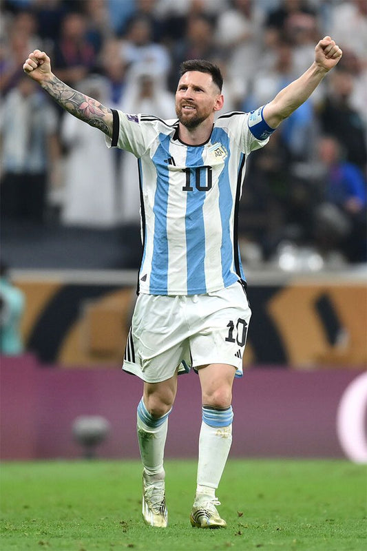 Lionel Messi Goat 2022 Football Final Argentina Soccer Fans Poster